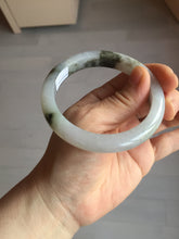 Load image into Gallery viewer, 57.8mm Certified Type A 100% Natural icy watery white purple black brown Jadeite Jade bangle BL75-7038