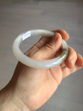 Load image into Gallery viewer, 57.3mm Certified Type A 100% Natural icy watery white purple black brown Jadeite Jade bangle BL74-7052