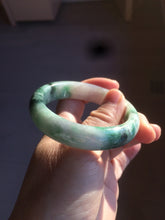Load image into Gallery viewer, 51.5mm certified 100% natural Type A sunny green/purple/yellow(FU LU SHOU)  jadeite jade bangle BK45-5080