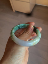 Load image into Gallery viewer, 51.5mm certified 100% natural Type A sunny green/purple/yellow(FU LU SHOU)  jadeite jade bangle BK45-5080