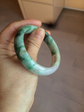Load image into Gallery viewer, 51.5mm certified 100% natural Type A sunny green/purple/yellow(FU LU SHOU)  jadeite jade bangle BK45-5080