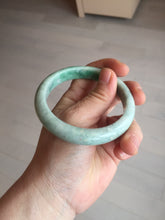 Load image into Gallery viewer, 57mm Certified Type A 100% Natural sunny green yellow Jadeite Jade bangle BS27-4418