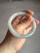 Load image into Gallery viewer, 57.5mm Certified Type A 100% Natural icy watery white purple black brown Jadeite Jade bangle BL73-7043