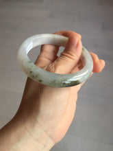 Load image into Gallery viewer, 57.5mm Certified Type A 100% Natural icy watery white purple black brown Jadeite Jade bangle BL73-7043