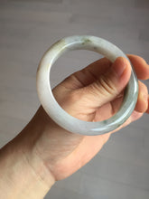 Load image into Gallery viewer, 57.5mm Certified Type A 100% Natural icy watery white purple black brown Jadeite Jade bangle BL73-7043