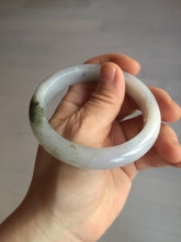 Load image into Gallery viewer, 57.5mm Certified Type A 100% Natural icy watery white purple black brown Jadeite Jade bangle BL73-7043