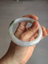 Load image into Gallery viewer, 57.5mm Certified Type A 100% Natural icy watery white purple black brown Jadeite Jade bangle BL73-7043