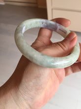 Load image into Gallery viewer, 61.5mm Certified Type A 100% Natural white/light purple/green Jadeite Jade bangle BF122-1926