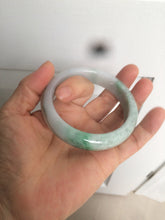 Load image into Gallery viewer, 56.4mm certificated Type A 100% Natural sunny green Jadeite Jade bangle Z129-2352