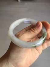 Load image into Gallery viewer, 57.5mm Certified Type A 100% Natural icy watery white purple black brown Jadeite Jade bangle BL73-7043
