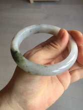 Load image into Gallery viewer, 57.5mm Certified Type A 100% Natural icy watery white purple black brown Jadeite Jade bangle BL73-7043