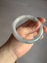Load image into Gallery viewer, 57.5mm Certified Type A 100% Natural icy watery white purple black brown Jadeite Jade bangle BL73-7043