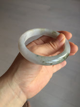 Load image into Gallery viewer, 57.5mm Certified Type A 100% Natural icy watery white purple black brown Jadeite Jade bangle BL73-7043