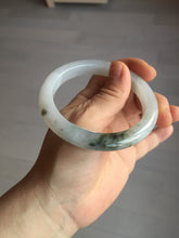 Load image into Gallery viewer, 57.2mm Certified Type A 100% Natural icy watery white purple black brown Jadeite Jade bangle BL72-7066
