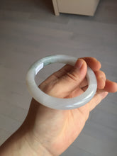 Load image into Gallery viewer, 57.2mm Certified Type A 100% Natural icy watery white purple black brown Jadeite Jade bangle BL72-7066