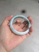 Load image into Gallery viewer, 56.4mm certificated Type A 100% Natural sunny green Jadeite Jade bangle Z128-2357