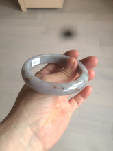 Load image into Gallery viewer, 57.7mm certified Type A 100% Natural red//brown/purple/gray Jadeite Jade bangle BG12-0311