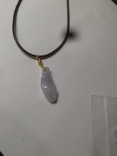 Load image into Gallery viewer, 100% natural type A icy watery sunny green/purple a pearl in my palm (apple of my eye, 掌上明珠) Jadeite jade bead AQ72