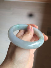 Load image into Gallery viewer, Reserved! Please don't order. 56.8mm certified type A 100% Natural icy watery green/white/brown/purple jadeite jade bangle Z127-4408