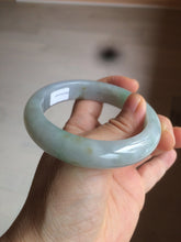 Load image into Gallery viewer, Reserved! Please don't order. 56.8mm certified type A 100% Natural icy watery green/white/brown/purple jadeite jade bangle Z127-4408