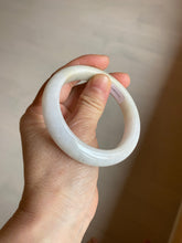 Load image into Gallery viewer, 54.5mm Certified 100% natural Type A sunny green/yellow/white jadeite jade bangle L148-5353