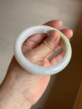 Load image into Gallery viewer, 54.5mm Certified 100% natural Type A sunny green/yellow/white jadeite jade bangle L148-5353