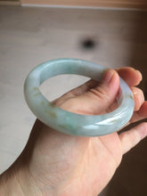 Load image into Gallery viewer, Reserved! Please don't order. 56.8mm certified type A 100% Natural icy watery green/white/brown/purple jadeite jade bangle Z127-4408