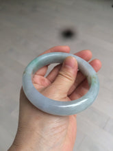 Load image into Gallery viewer, Reserved! Please don't order. 56.8mm certified type A 100% Natural icy watery green/white/brown/purple jadeite jade bangle Z127-4408