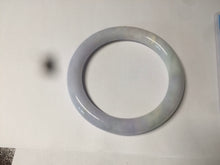 Load image into Gallery viewer, 54mm Certified type A 100% Natural white/light purple round cut Jadeite bangle AC77-0319