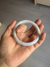 Load image into Gallery viewer, 56.6mm certificated Type A 100% Natural green purple white Jadeite Jade bangle BL67-6247