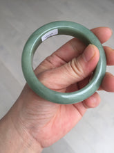 Load image into Gallery viewer, 52mm certified natural 100% natural Type A summer leave green jadeite jade bangle AA86-4910
