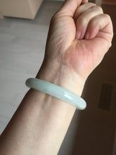Load image into Gallery viewer, 53.8mm certified 100% natural Type A icy watery green brown purple  jadeite jade bangle BL113-9438