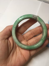 Load image into Gallery viewer, 56.5mm Certified Type A 100% Natural sunny green Jadeite Jade bangle AU7-4441