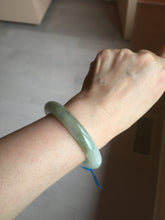 Load image into Gallery viewer, 53.8mm certified 100% natural Type A icy watery green brown purple  jadeite jade bangle BL113-9438