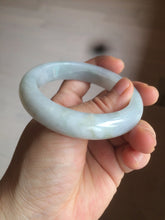 Load image into Gallery viewer, 54.8mm certified type A 100% Natural icy watery green/white/brown  jadeite jade bangle Z126-4403