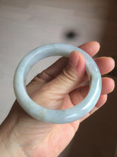 Load image into Gallery viewer, 54.8mm certified type A 100% Natural icy watery green/white/brown  jadeite jade bangle Z126-4403