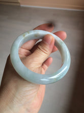 Load image into Gallery viewer, 54.8mm certified type A 100% Natural icy watery green/white/brown  jadeite jade bangle Z126-4403