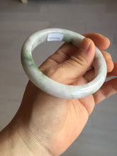 Load image into Gallery viewer, 56.6mm certificated Type A 100% Natural green purple white Jadeite Jade bangle BL66-6241