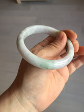 Load image into Gallery viewer, 56.6mm certificated Type A 100% Natural green purple white Jadeite Jade bangle BL66-6241