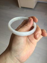 Load image into Gallery viewer, 55.6mm certified 100% natural Type A icy watery light purple white slim jadeite jade bangle BP16-2698