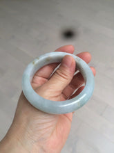 Load image into Gallery viewer, 54.8mm certified type A 100% Natural icy watery green/white/brown  jadeite jade bangle Z126-4403