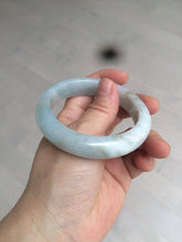 Load image into Gallery viewer, 54.8mm certified type A 100% Natural icy watery green/white/brown  jadeite jade bangle Z126-4403