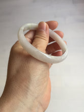 Load image into Gallery viewer, 55.6mm certified 100% natural Type A icy watery light purple white slim jadeite jade bangle BP16-2698