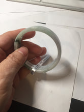 Load image into Gallery viewer, 51.8mm Certified type A 100% Natural green/purple Jadeite Jade square bangle F111-7277