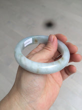 Load image into Gallery viewer, 54.8mm certified type A 100% Natural icy watery green/white/brown  jadeite jade bangle Z126-4403
