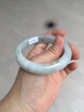 Load image into Gallery viewer, 54.8mm certified type A 100% Natural icy watery green/white/brown  jadeite jade bangle Z126-4403