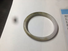 Load image into Gallery viewer, 50mm Certified Type A 100% Natural green brown black purple  oval Jadeite Jade bangle AX60-7545