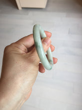 Load image into Gallery viewer, 51.5mm Certified Type A 100% Natural light green with floating green flowers round cut Jadeite jade bangle PB173-4721