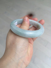 Load image into Gallery viewer, 54.8mm certified type A 100% Natural icy watery green/white/brown  jadeite jade bangle Z126-4403