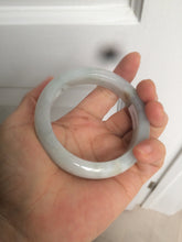 Load image into Gallery viewer, 54.8mm certified type A 100% Natural icy watery green/white/brown  jadeite jade bangle Z126-4403